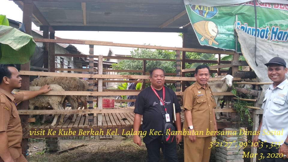 Dinas sosial kota tebing tinggiKepala Dinas Sosial Kota Tebing Tinggi Lakukan Visit Kelompok Usaha Bersama