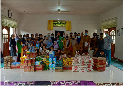 Dinas sosial kota tebing tinggiPenyaluran Bantuan Paket Sembako kepada Panti Sosial