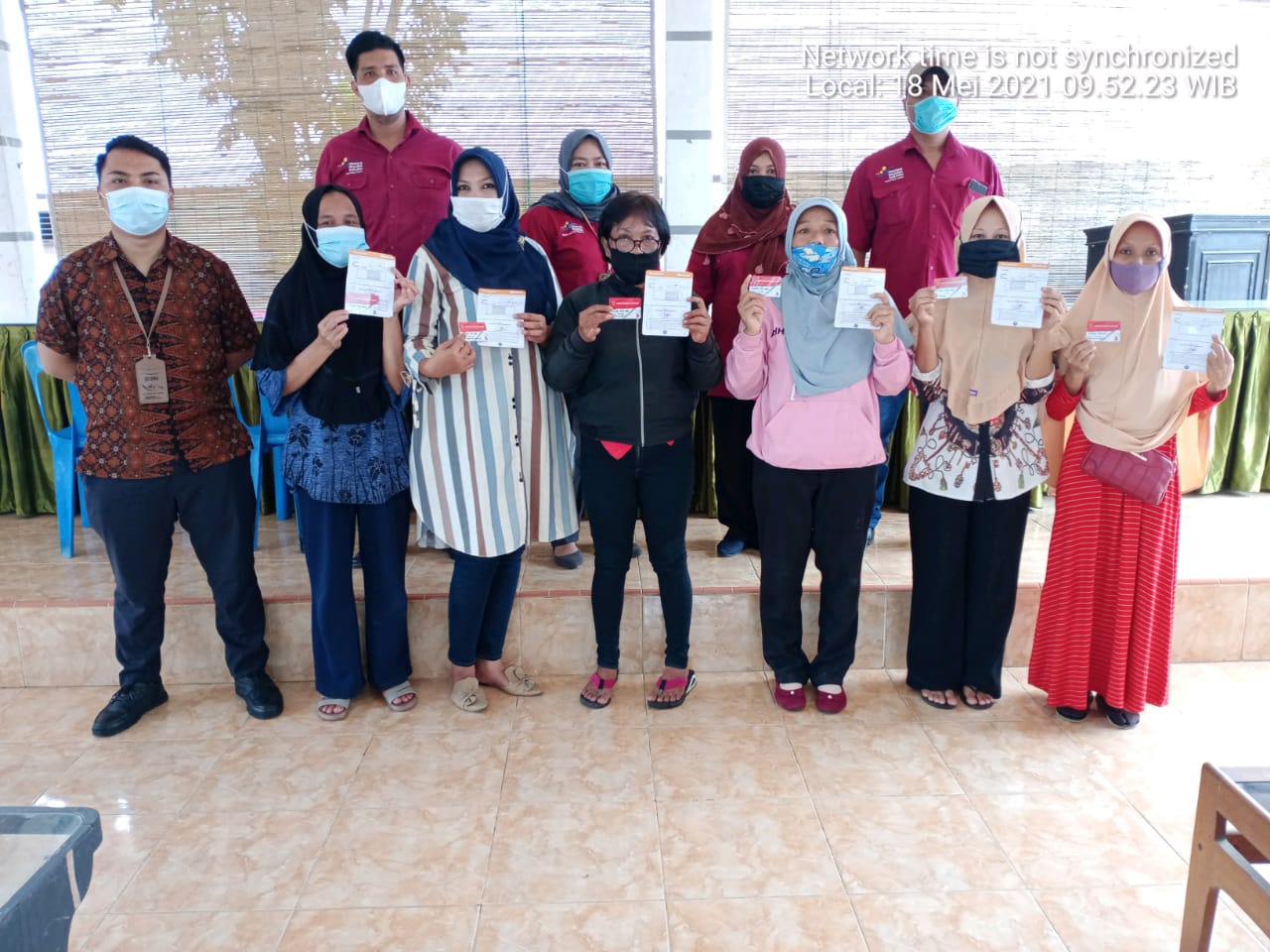 Dinas sosial kota tebing tinggiPembagian Buku Tabungan dan Kartu Keluarga Sejahtera Penerima Manfaat PKH