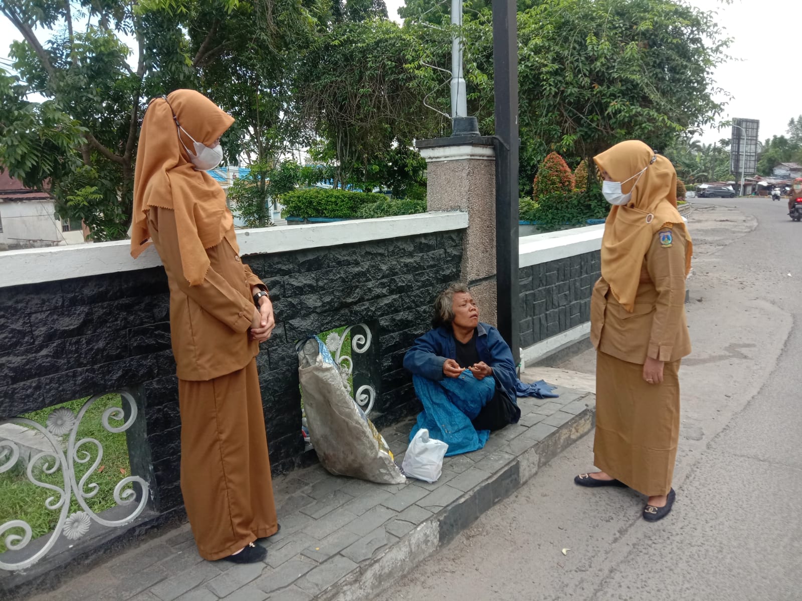 Dinas sosial kota tebing tinggiPenjaringan Gelendangan dan Pengemis di Titi Sungai Padang Kota Tebing Tinggi