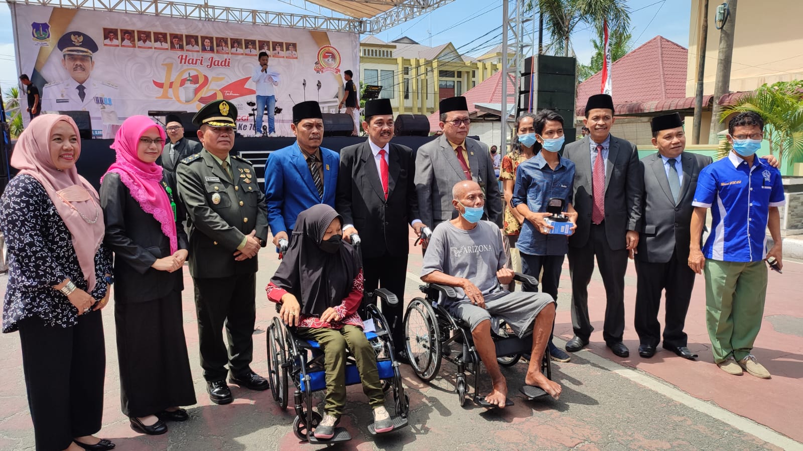 Dinas sosial kota tebing tinggiPenyerahan Bantuan Sosial Secara Simbolis