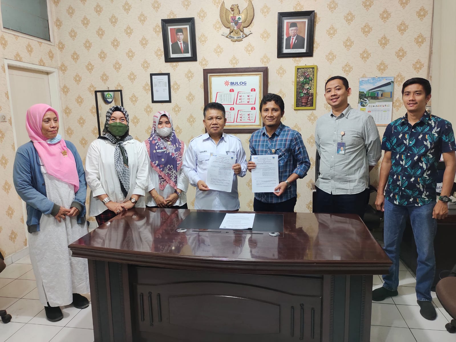 Dinas sosial kota tebing tinggiPenandatanganan PKS Pengadaan Beras Penanggulangan Inflasi Tahun 2022