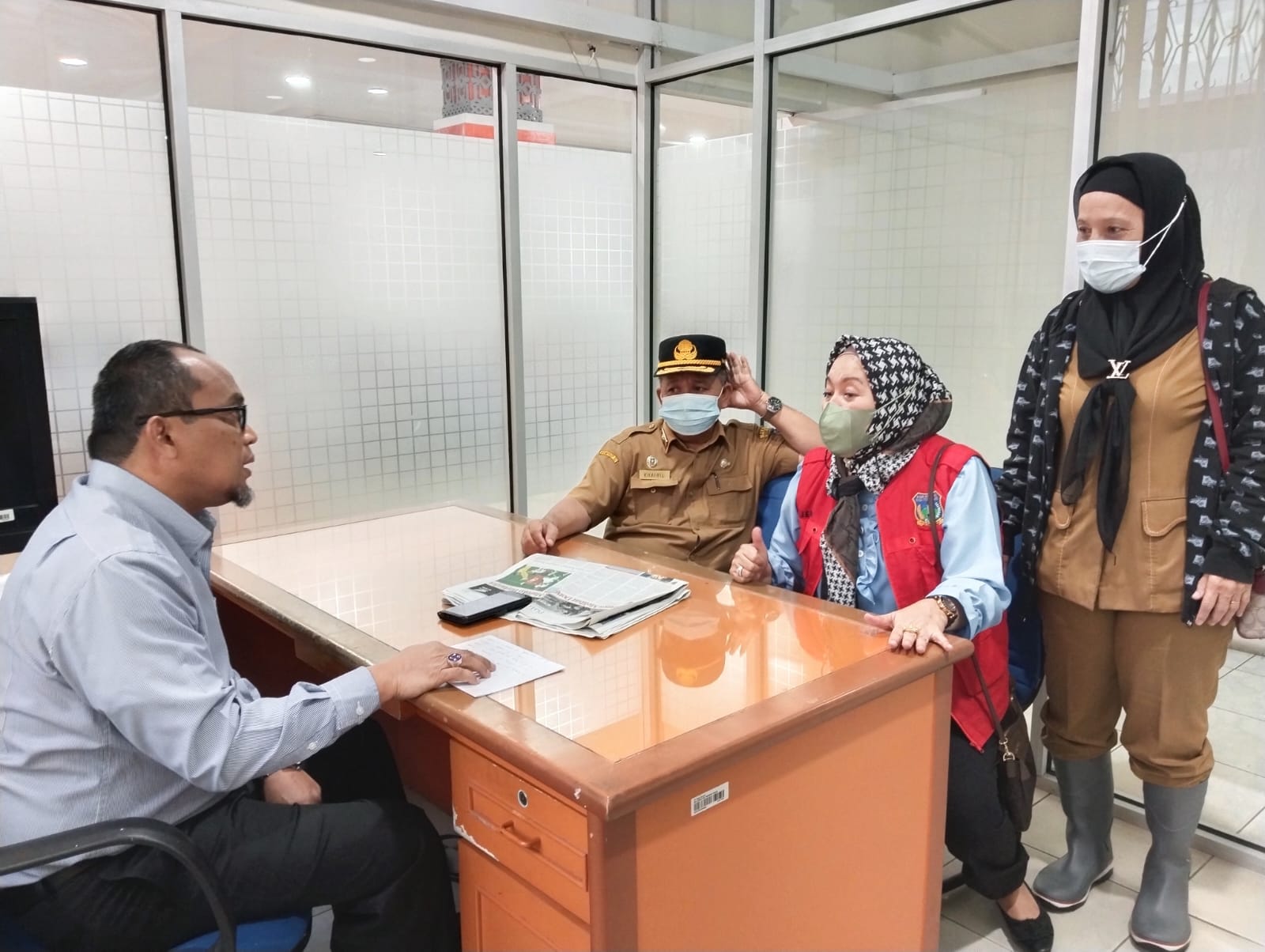 Dinas sosial kota tebing tinggiDinas Sosial Koordinasi Dengan Bank Sumut Terkait Bansos Dampak Inflasi