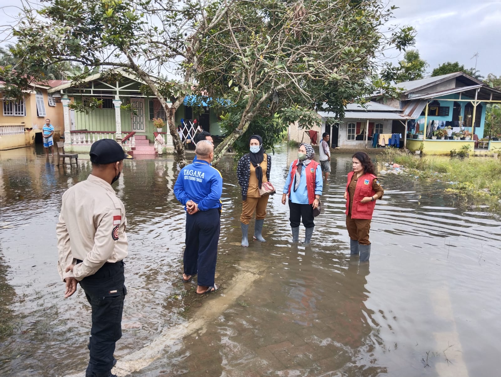 Dinas sosial kota tebing tinggiTim Dinas Sosial Pantau Banjir Kota Tebing Tinggi