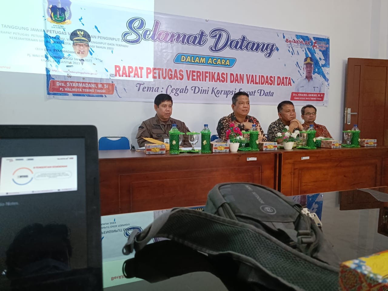 Dinas sosial kota tebing tinggiVerifikasi dan Validasi Data Terpadu Kesejahteraan Sosial