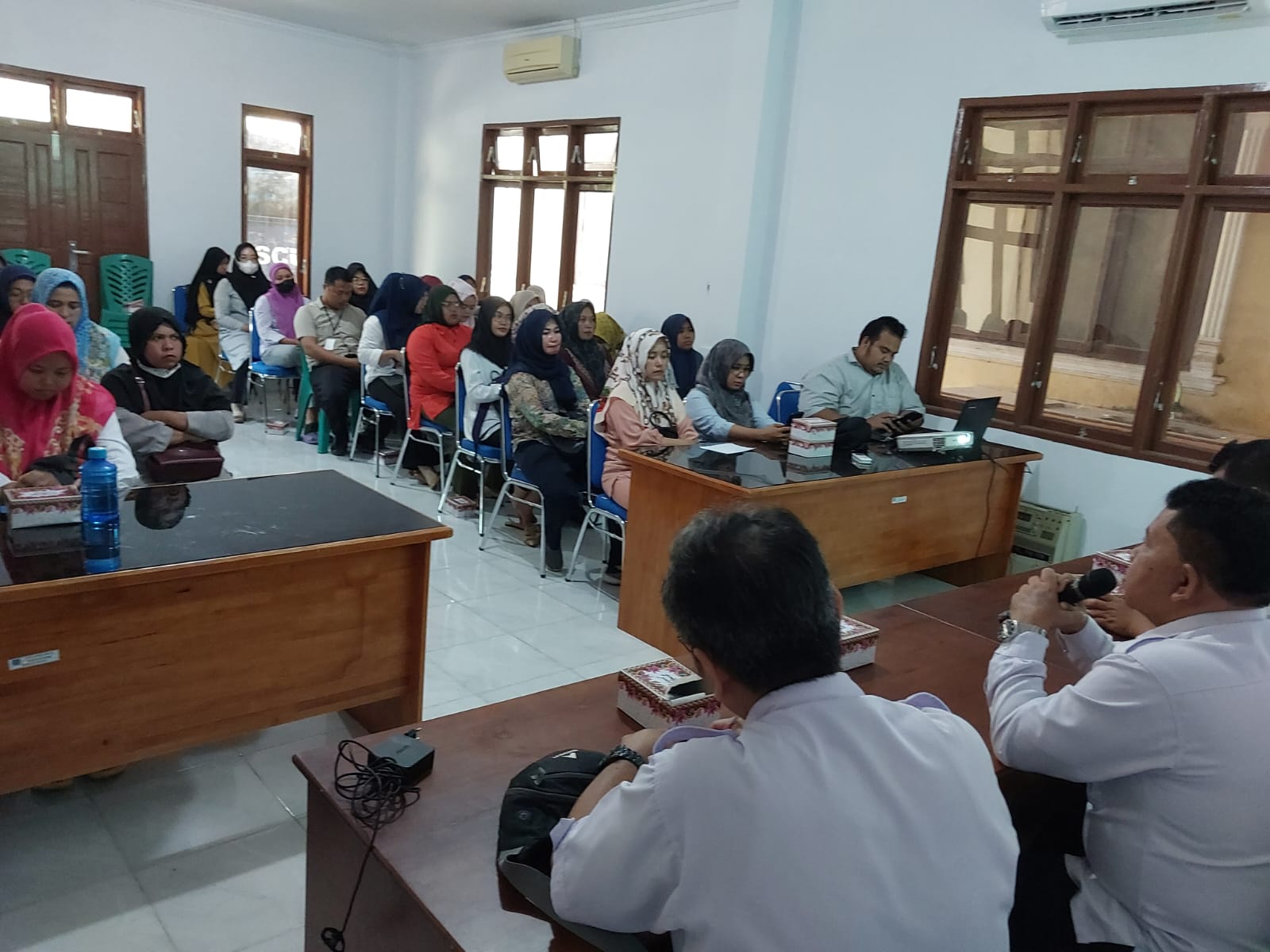 Dinas sosial kota tebing tinggiRapat Verifikasi dan Validasi Data Terpadu Kesejahteraan Sosial